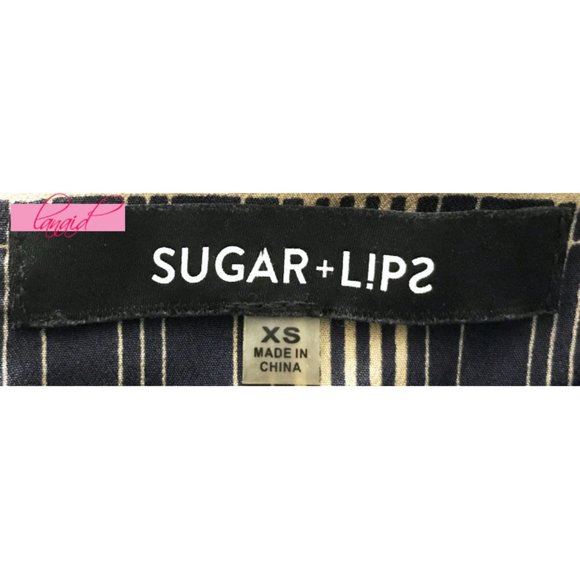 NEW Sugarlips Frankie Plaid Top Open Back Backless - Picture 8 of 10